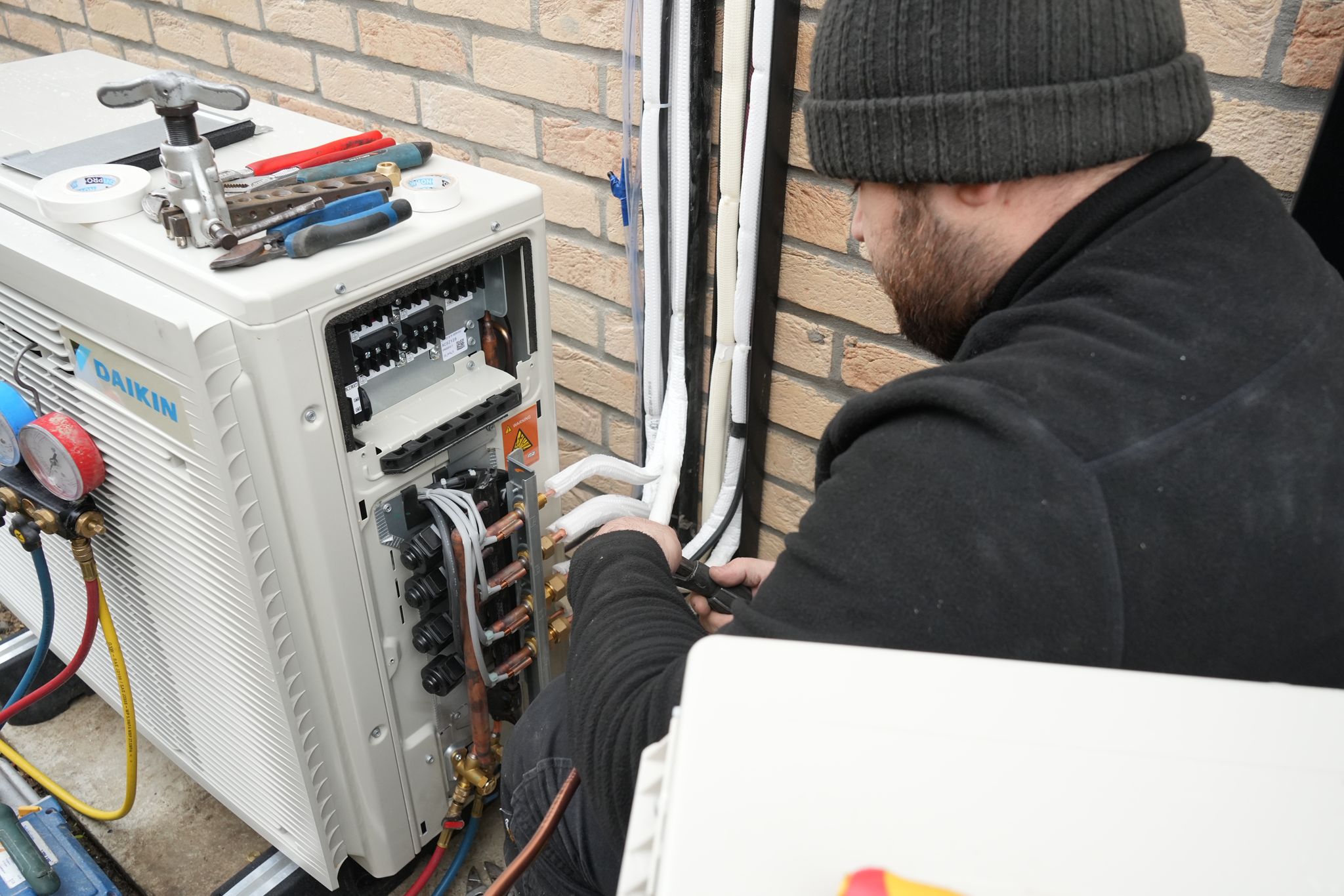Installation de pompe à chaleur par Nuance Groupe